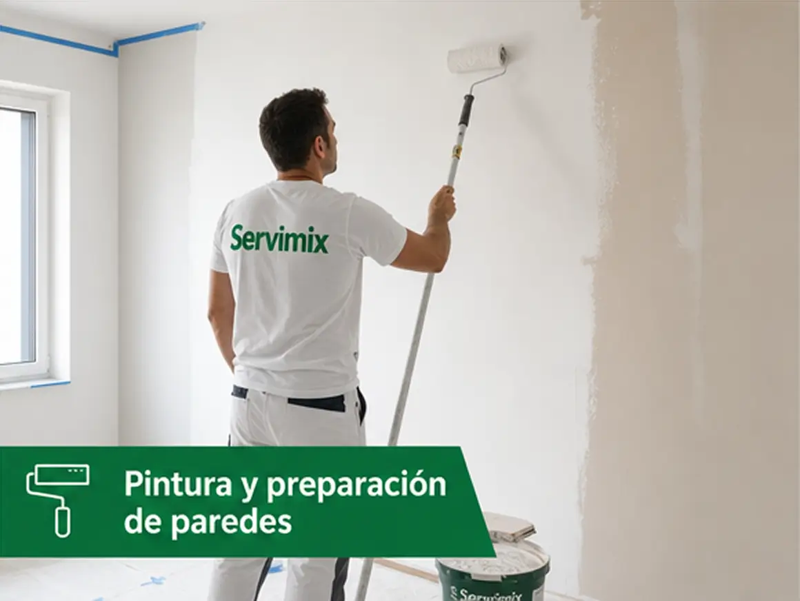 Pintura y preparación de paredes