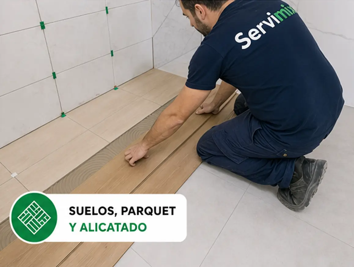 Suelos, parquet y alicatado